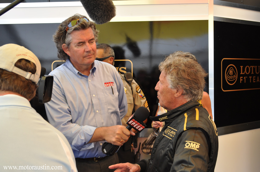 Mario Andretti Austin COTA First Lap Ceremony 2012