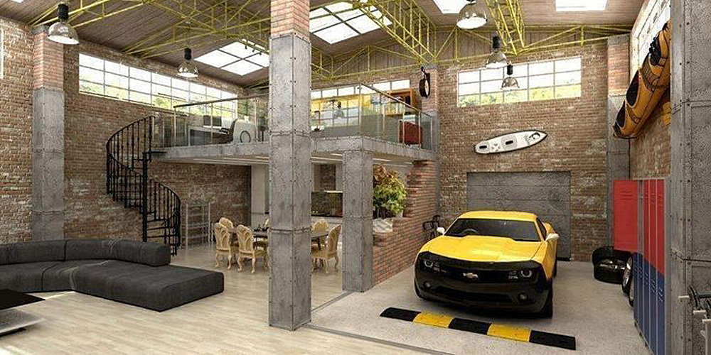 Cool Dream Garage in house