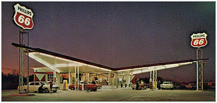 Phillips 66 service station architecture