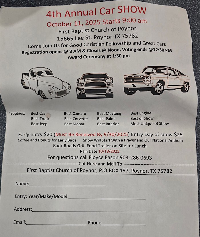 event flier