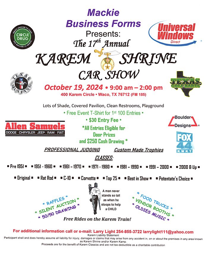 Waco Car Shows